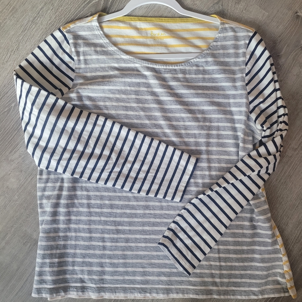 Boden Striped Women's Top Size 14